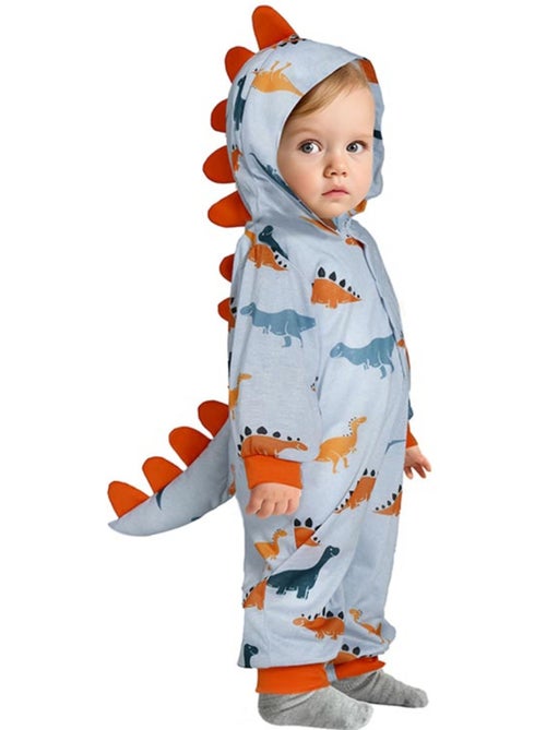 Disfraz pijama de dinosaurio para bebé - Kiabi Disfraz pijama de dinosaurio para bebé - Kiabi