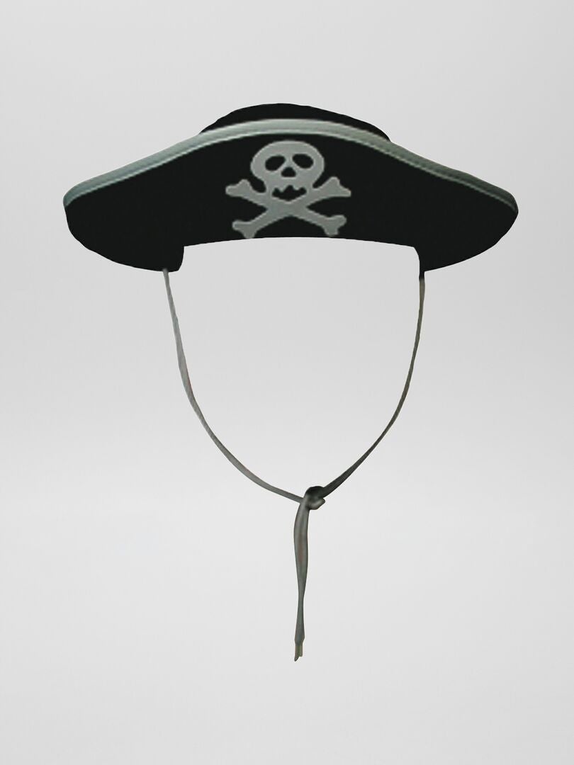 Disfraz sombrero de pirata negro - Kiabi