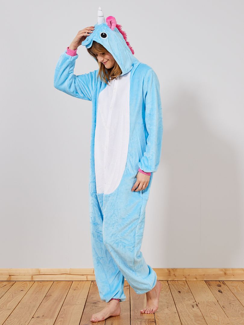 Disfraz tipo mono de 'unicornio' azul - Kiabi
