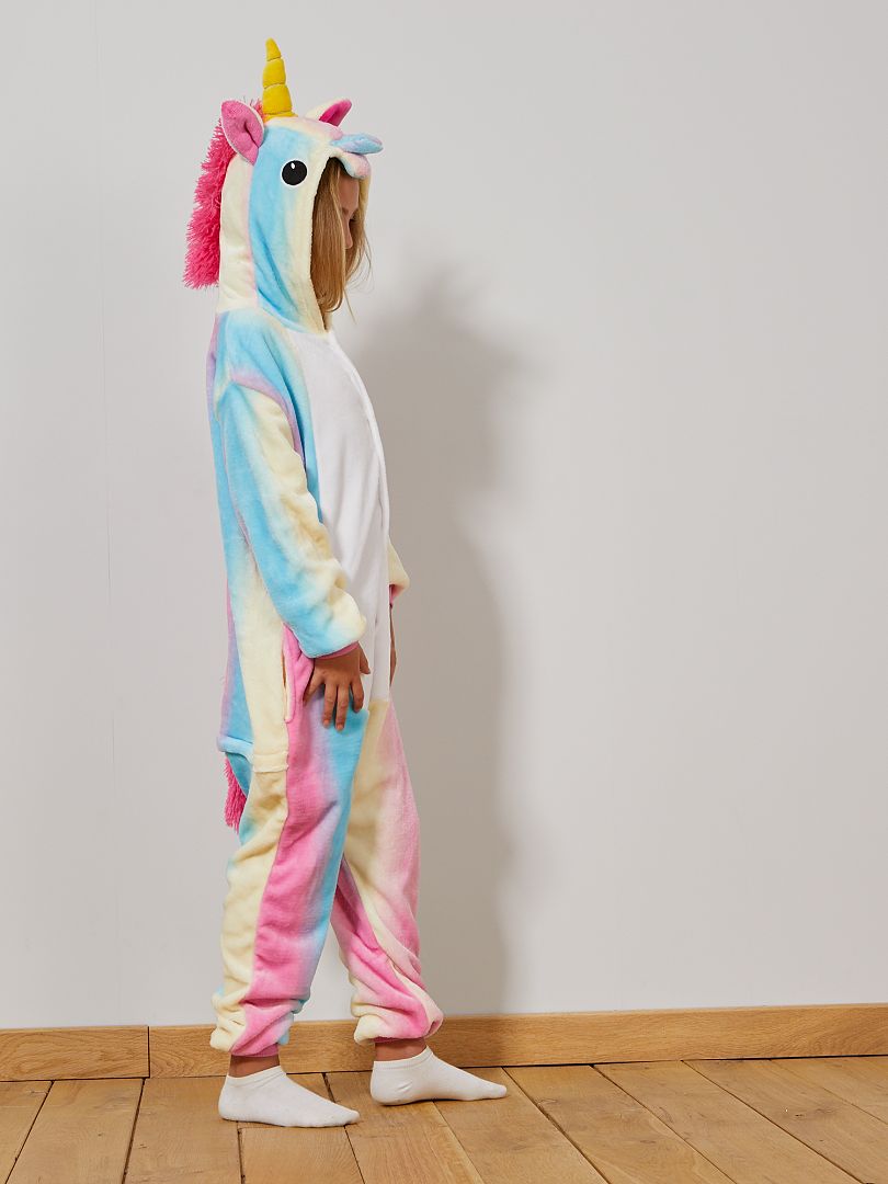 Disfraz tipo mono de unicornio multicolor - Kiabi