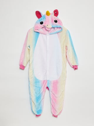 Disfraz tipo mono de unicornio