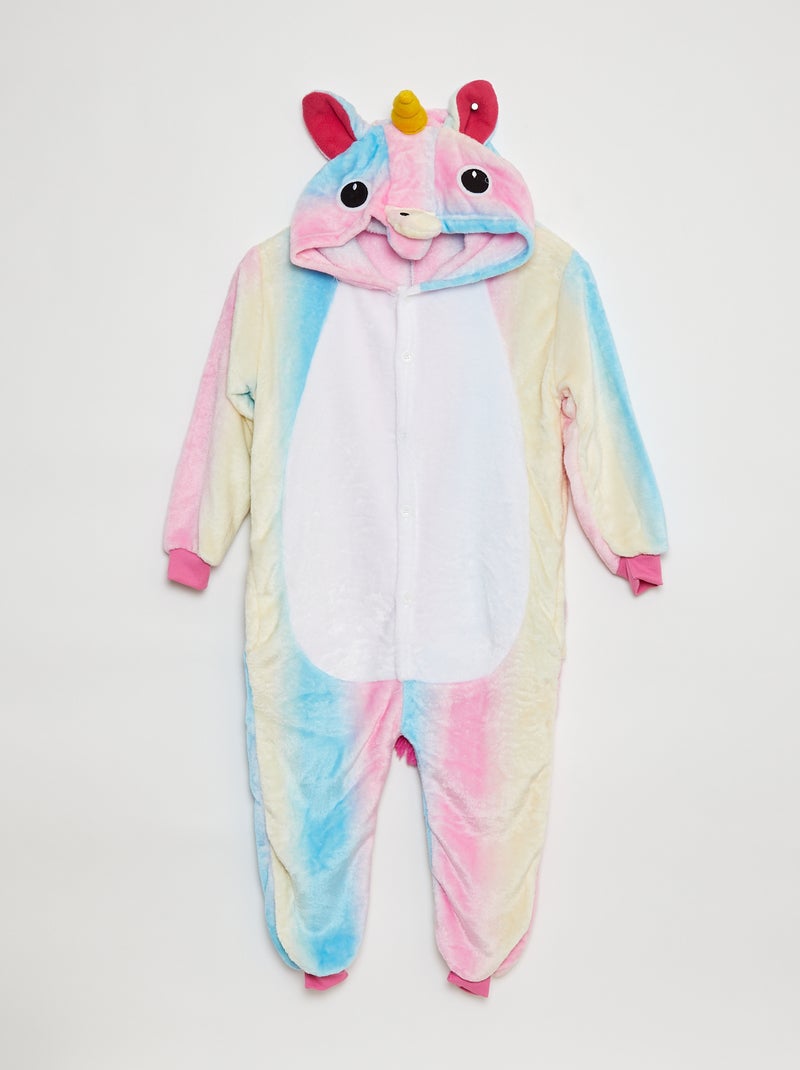 Disfraz tipo mono de unicornio multicolor - Kiabi