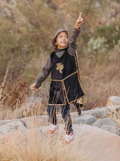 Disfraz túnica capa y corona de caballero para niños - Great Pretenders - Kiabi