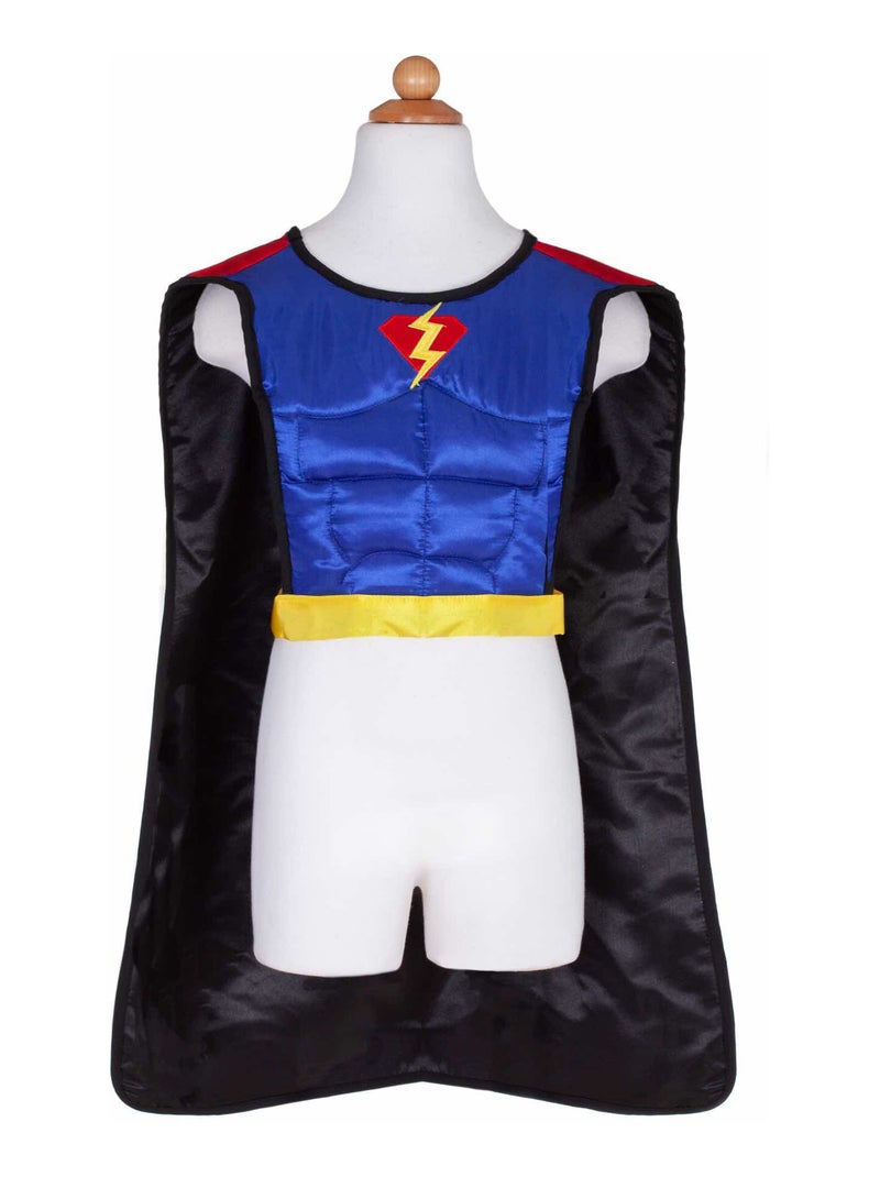 Disfraz túnica reversible de superhéroe para niños | Great Pretenders Negro - Kiabi