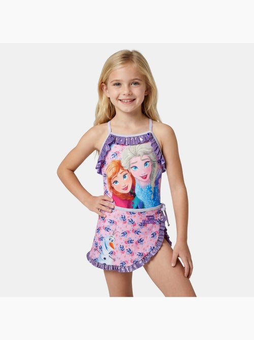Disney - bañador de dos piezas, con falda con volantes - Kiabi