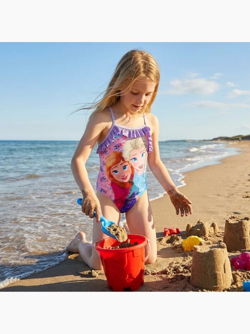 Disney - bañador de dos piezas, con falda con volantes - Kiabi