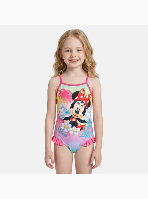 Disney - bañador de una pieza con volantes y tirantes finos - Kiabi Disney - bañador de una pieza con volantes y tirantes finos - Kiabi