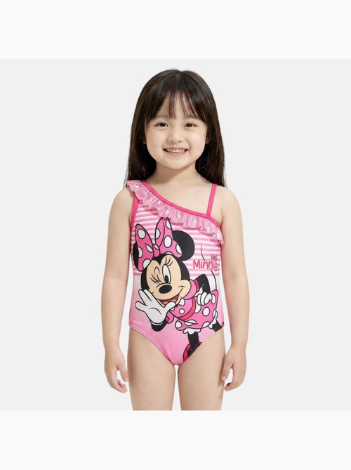 Disney - bañador de una pieza estampado con volantes - Kiabi Disney - bañador de una pieza estampado con volantes - Kiabi