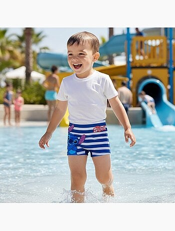 Disney - Bañador tipo bóxer niño Stitch