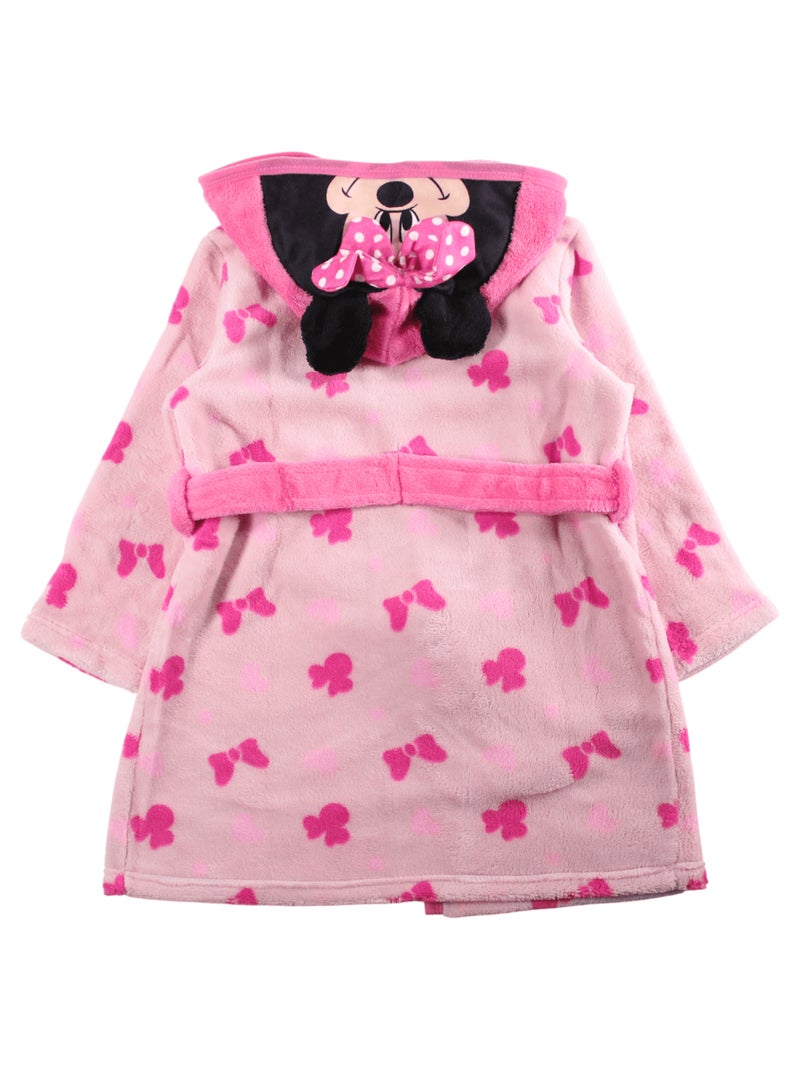 Disney - bata de baño con capucha para niñas Rosa - Kiabi