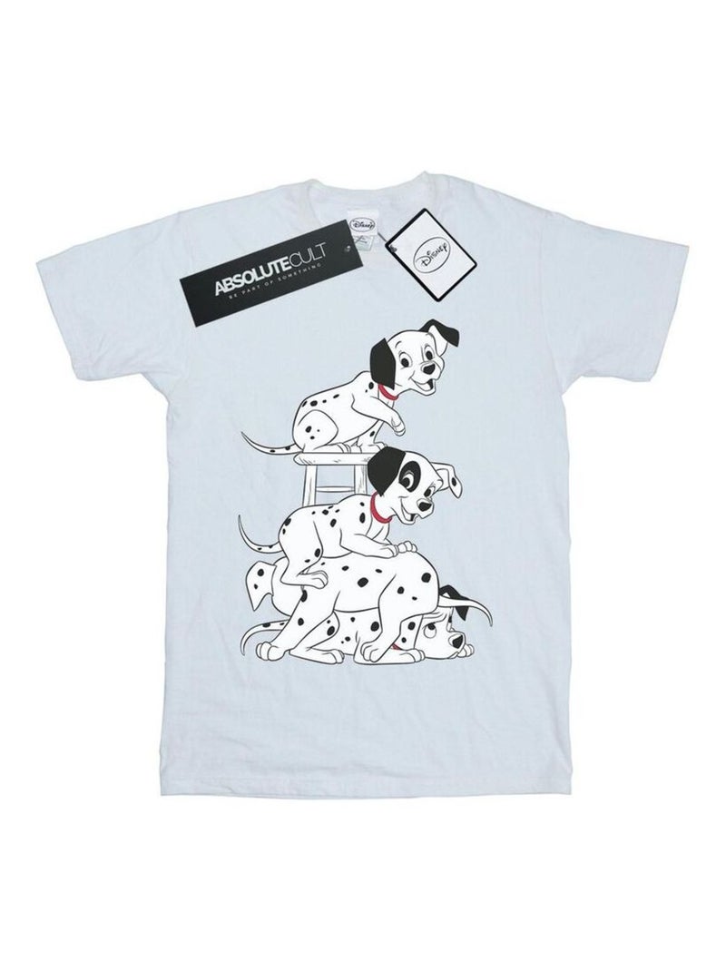 Disney - Camiseta 101 Dalmatians Silla para Hombre Blanco - Kiabi
