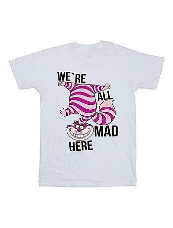 Disney - Camiseta Alice In Wonderland All Mad Here para Hombre