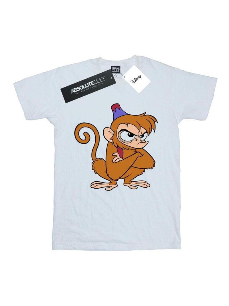 Disney - Camiseta Angry Abu de Aladdin para Hombre Blanco - Kiabi