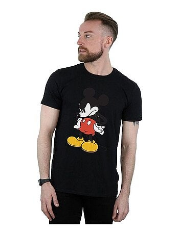Disney - Camiseta Angry Look Down de Mickey Mouse para Hombre