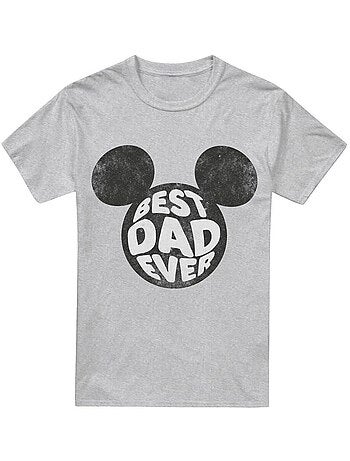 Disney - Camiseta Best Dad Ever de Mickey Mouse para Hombre