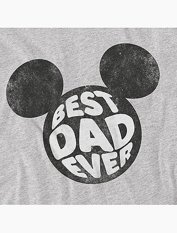 Disney - Camiseta Best Dad Ever de Mickey Mouse para Hombre