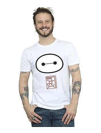 Disney - Camiseta Big Hero 6 de Baymax Icono para Hombre