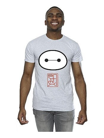Disney - Camiseta Big Hero 6 de Baymax Icono para Hombre