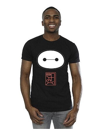 Disney - Camiseta Big Hero 6 de Baymax Icono para Hombre
