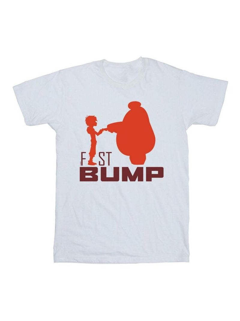 Disney - Camiseta Big Hero 6 de Baymax Recorte del puño BUMP para Hombre Blanco - Kiabi