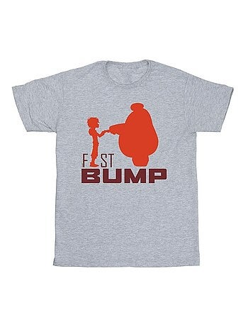 Disney - Camiseta Big Hero 6 de Baymax Recorte del puño BUMP para Hombre