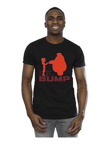 Disney - Camiseta Big Hero 6 de Baymax Recorte del puño BUMP para Hombre