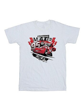 Disney - Camiseta Cars de Rayo McQueen Collage para Hombre