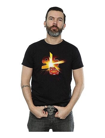 Disney - Camiseta Cars de Rayo McQueen Ráfaga para Hombre