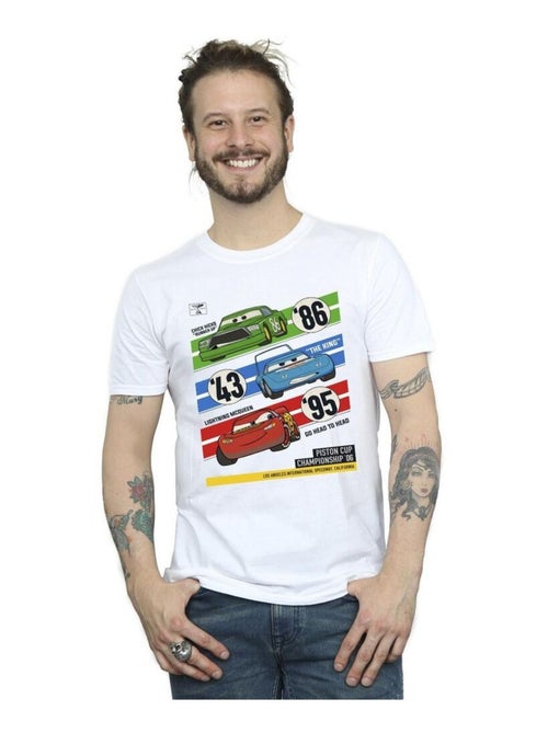 Disney - Camiseta Cars Piston Cup Champions para Hombre - Kiabi
