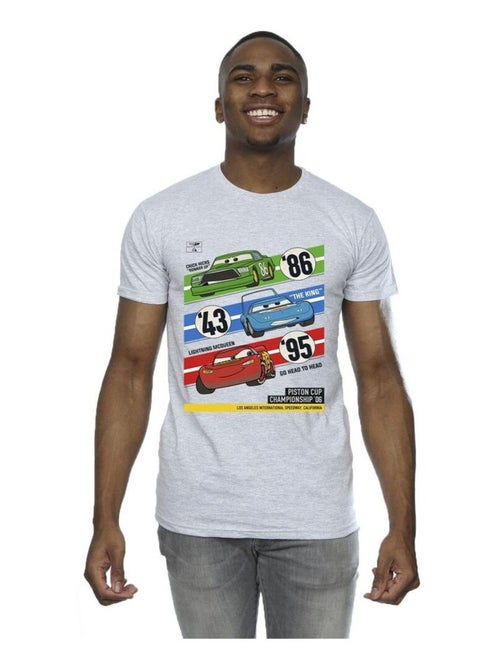 Disney - Camiseta Cars Piston Cup Champions para Hombre - Kiabi
