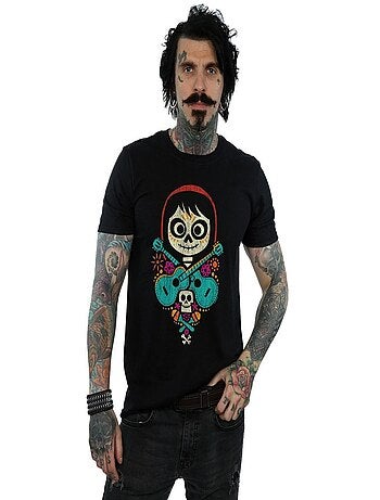 Disney - Camiseta Coco de Miguel Guitarras Cruzadas para Hombre