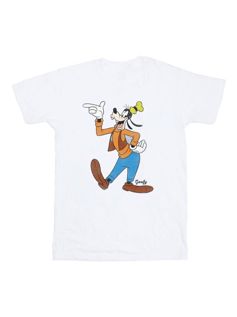Disney - Camiseta de Goofy Clásico para Hombre Blanco - Kiabi