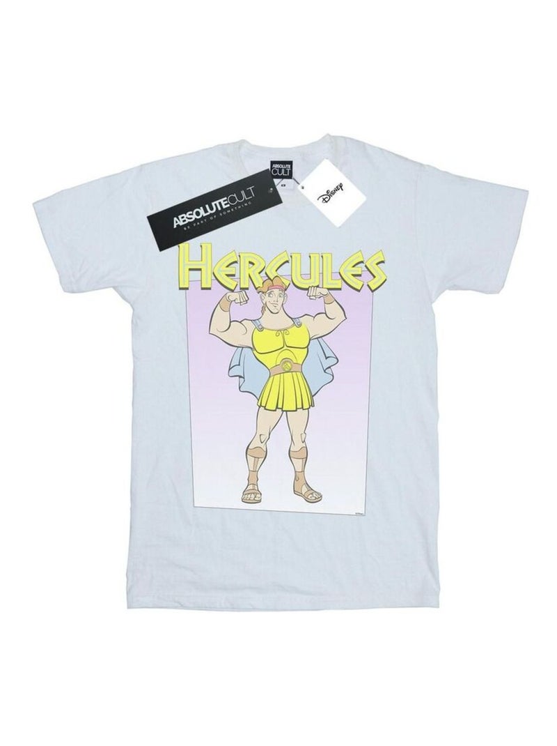 Disney - Camiseta de Hercules Músculos para Hombre Blanco - Kiabi