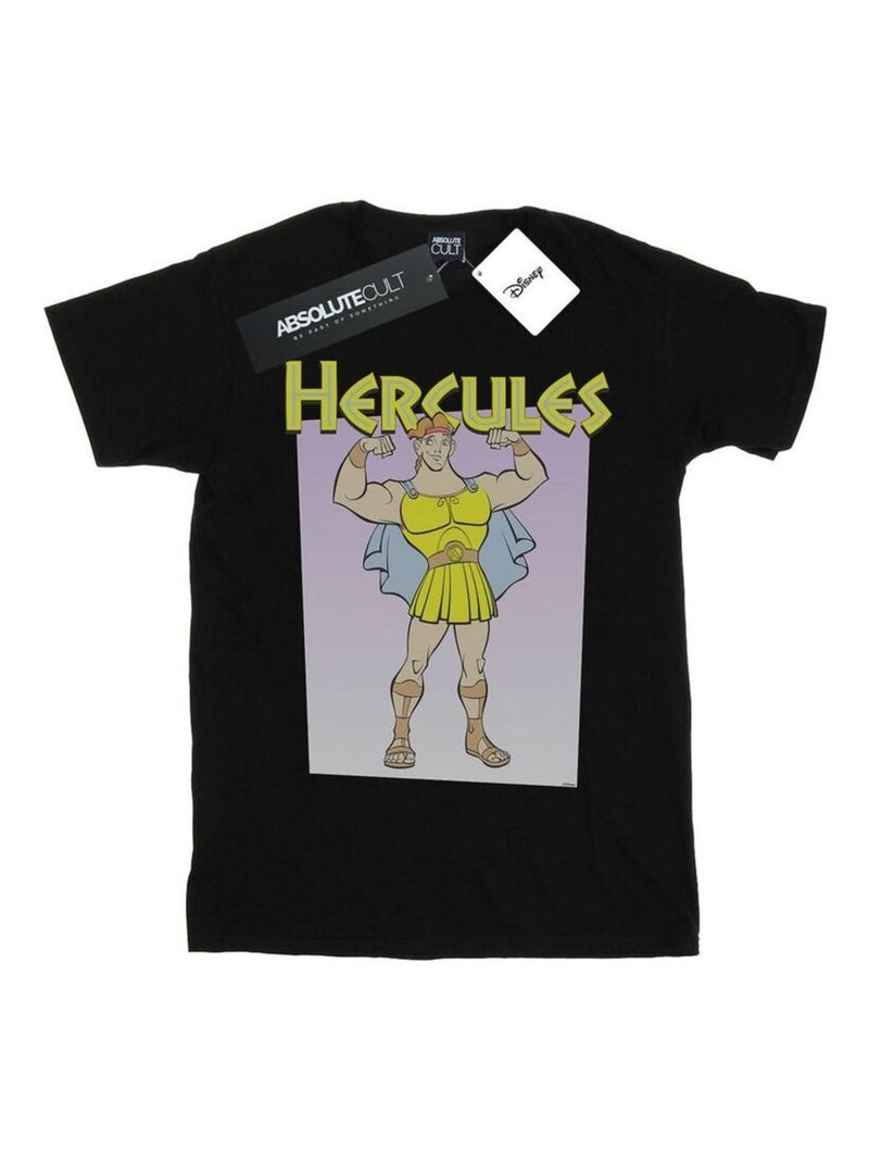 Disney - Camiseta de Hercules Músculos para Hombre Negro - Kiabi