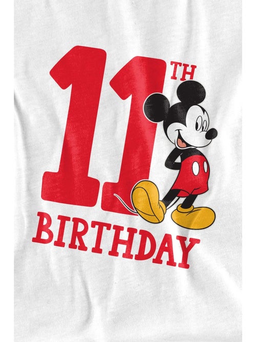 Disney - Camiseta de Mickey Mouse 11 Cumpleaños para Niños/Niñas - Kiabi