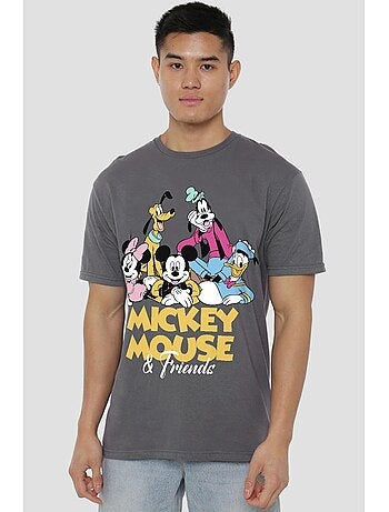 Disney - Camiseta de Mickey Mouse Amigos para Hombre