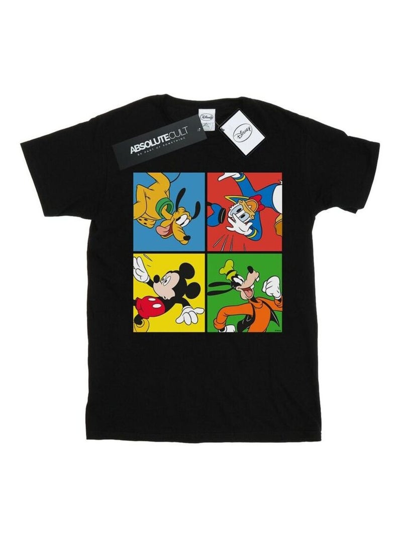 Disney - Camiseta de Mickey Mouse Amigos para Hombre Negro - Kiabi