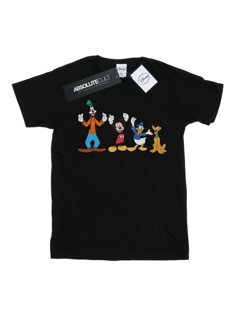 Disney - Camiseta de Mickey Mouse Amigos para Hombre Negro - Kiabi