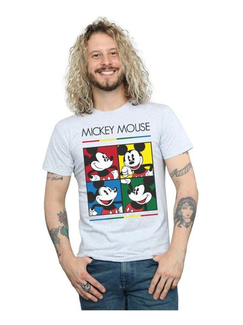 Disney - Camiseta de Mickey Mouse Cuadrado para Hombre - Kiabi