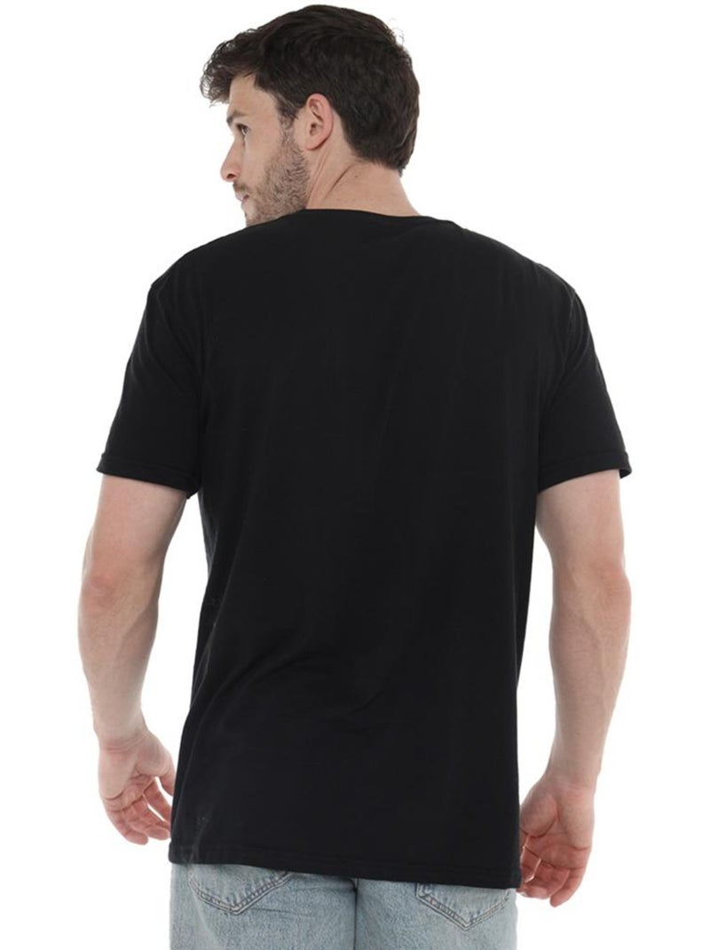 Disney - Camiseta de Mickey Mouse Diseño De cuadros Carreras para Adultos Unisex Negro - Kiabi