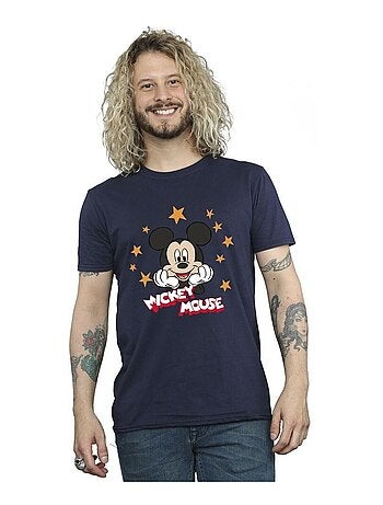 Disney - Camiseta de Mickey Mouse Estrellas para Hombre