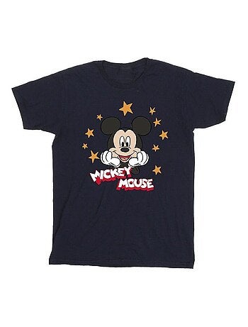 Disney - Camiseta de Mickey Mouse Estrellas para Hombre