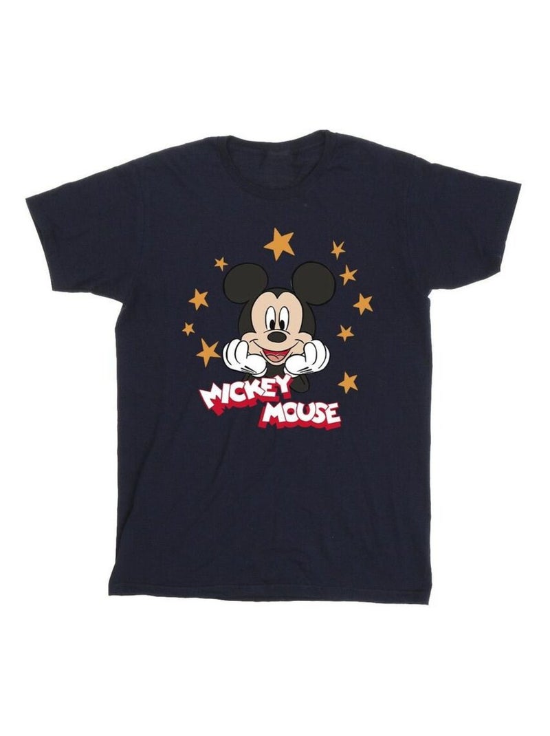 Disney - Camiseta de Mickey Mouse Estrellas para Hombre Azul marino - Kiabi
