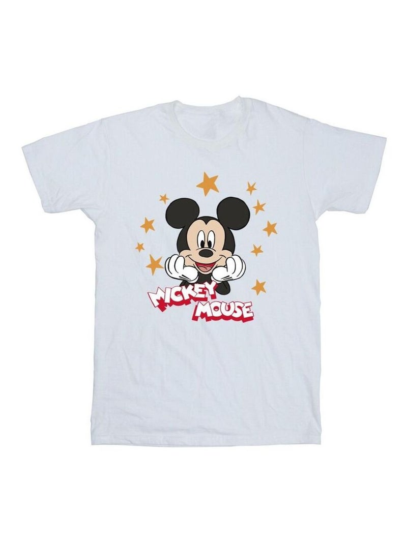 Disney - Camiseta de Mickey Mouse Estrellas para Hombre Blanco - Kiabi