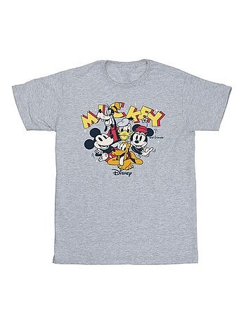 Disney - Camiseta de Mickey Mouse Grupo para Hombre