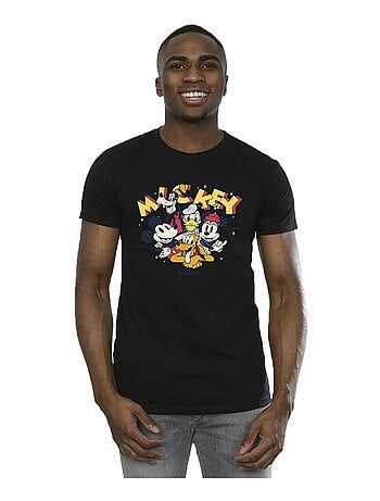 Disney - Camiseta de Mickey Mouse Grupo para Hombre