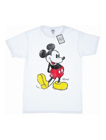 Disney - Camiseta de Mickey Mouse Patada para Hombre