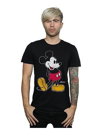 Disney - Camiseta de Mickey Mouse Patada para Hombre
