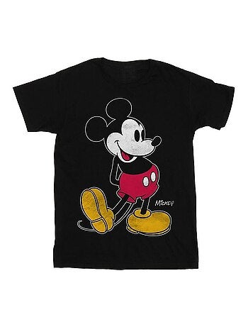 Disney - Camiseta de Mickey Mouse Patada para Hombre