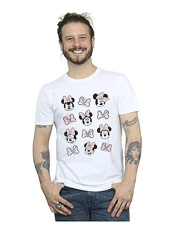 Disney - Camiseta de Minnie Mouse Múltiple para Hombre